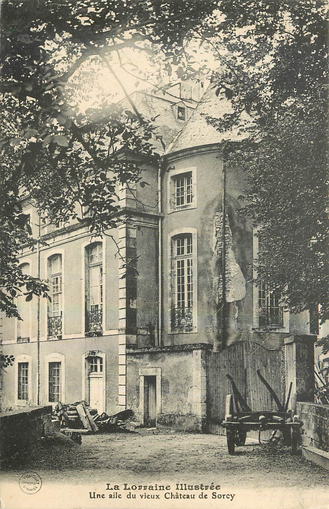 CPA La Lorraine Illustree Une aile vieux Chateau de Sorcy 