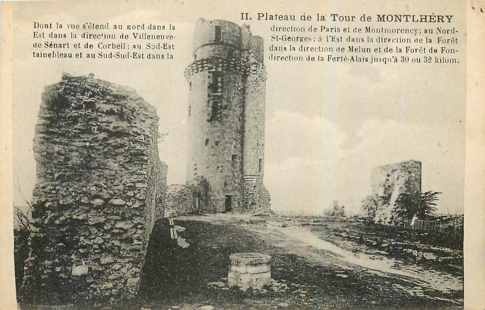 CPA Plateau de la Tour de Montlhery 
