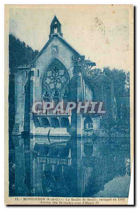 CPA Montgeron S et O Le Moulin de Senlis 