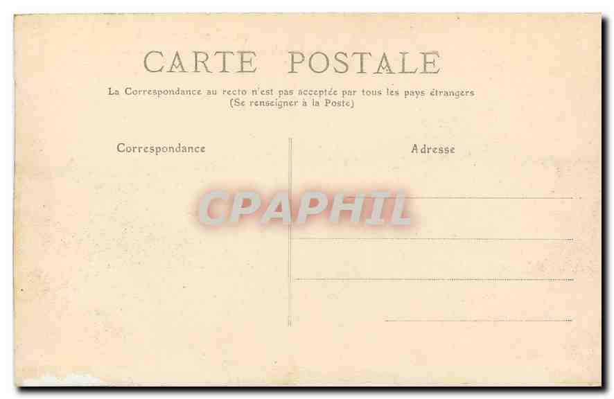 CPA Parc de Saint Cloud La Terrasse et le Rond point de la Lonterne  — Rückseite