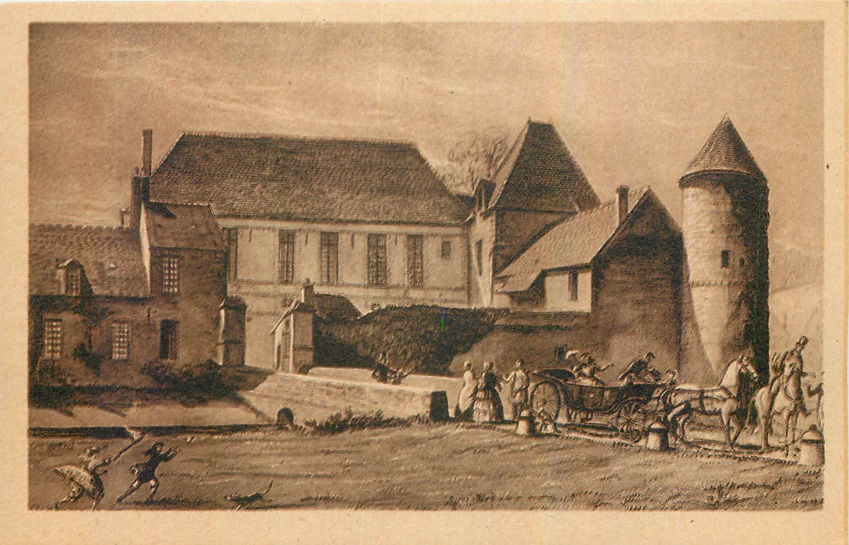 CPA Chateau de Villenconin par Etrechy Seine et Oise 