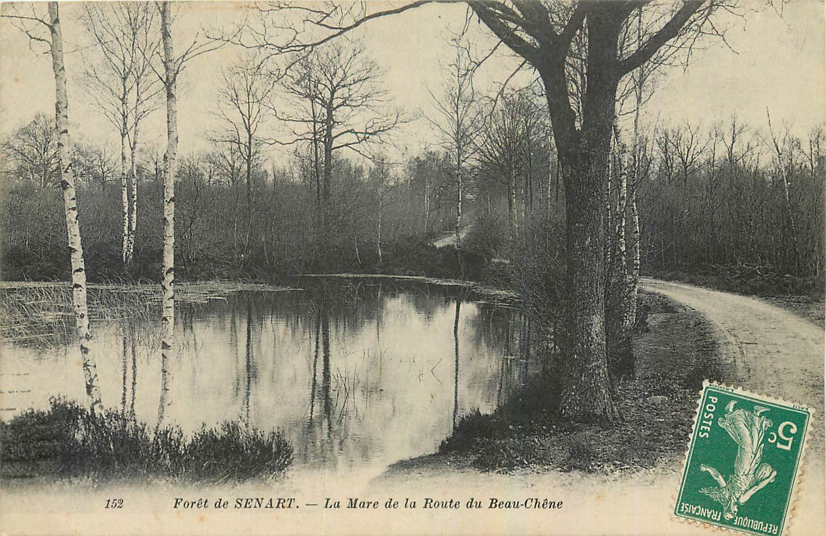 CPA Foret de Senart La Mare de la Route du Beau Chene 