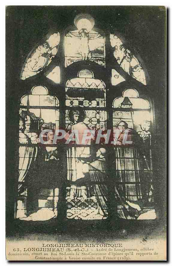 CPA Longjumeau historique Longjumeau S et O Andre de Longjumeau 