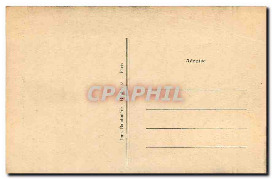 CPA Longjumeau S et O Le portail de l'Eglise  — Rückseite