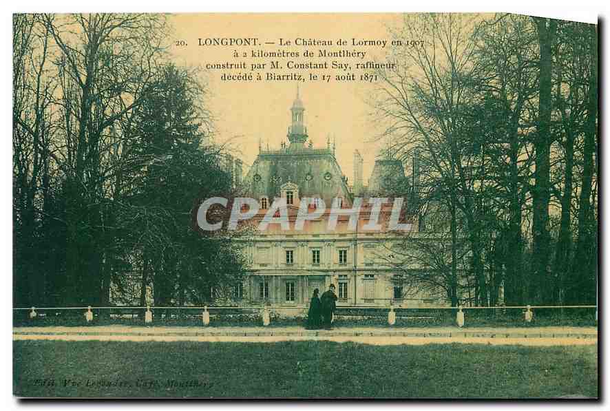 CPA Longpont Le Chateau de Lormoy 