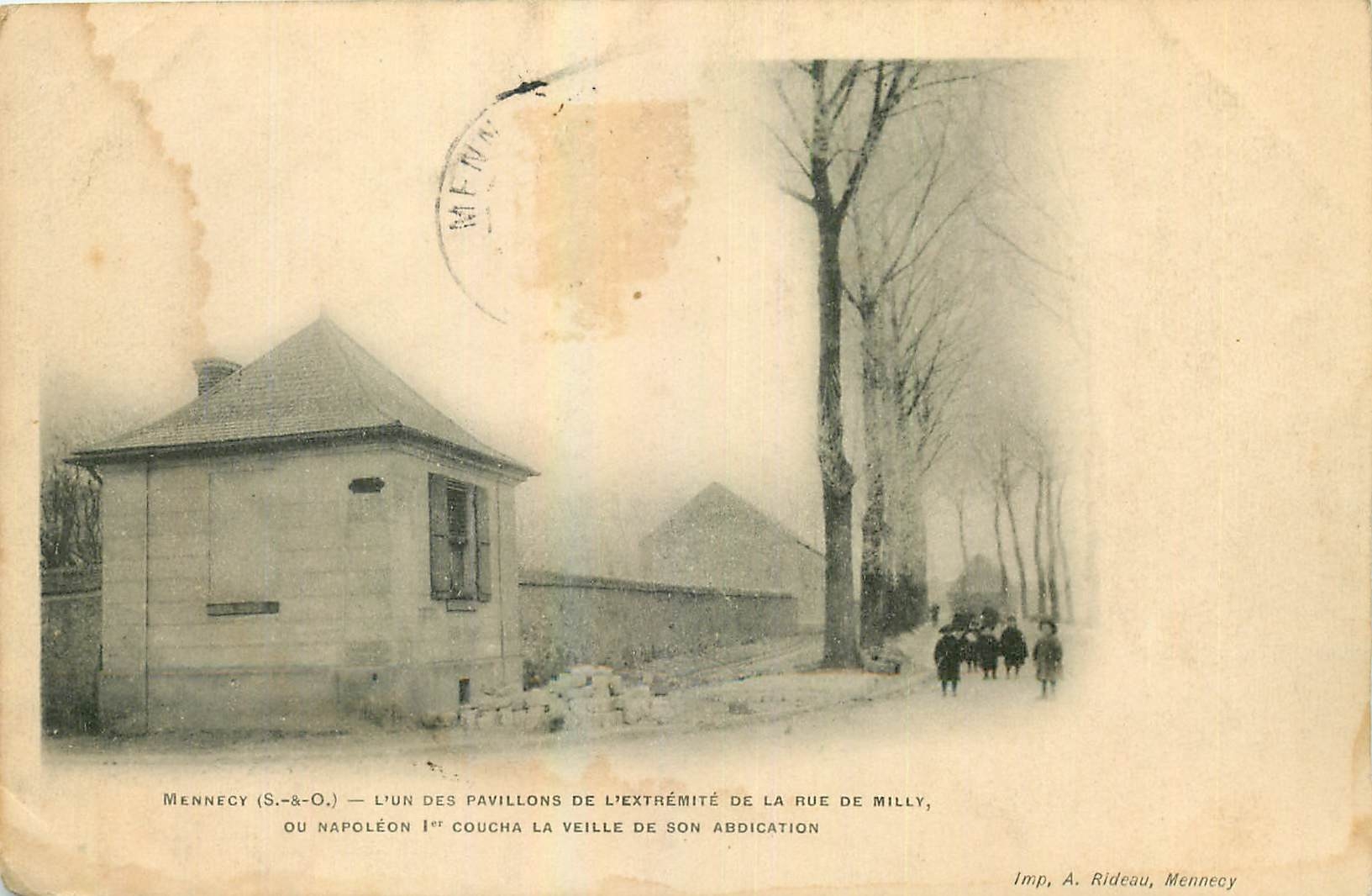CPA Mennecy S et O l'Un des Pavillons de l'Extremite de la rue de Milly 