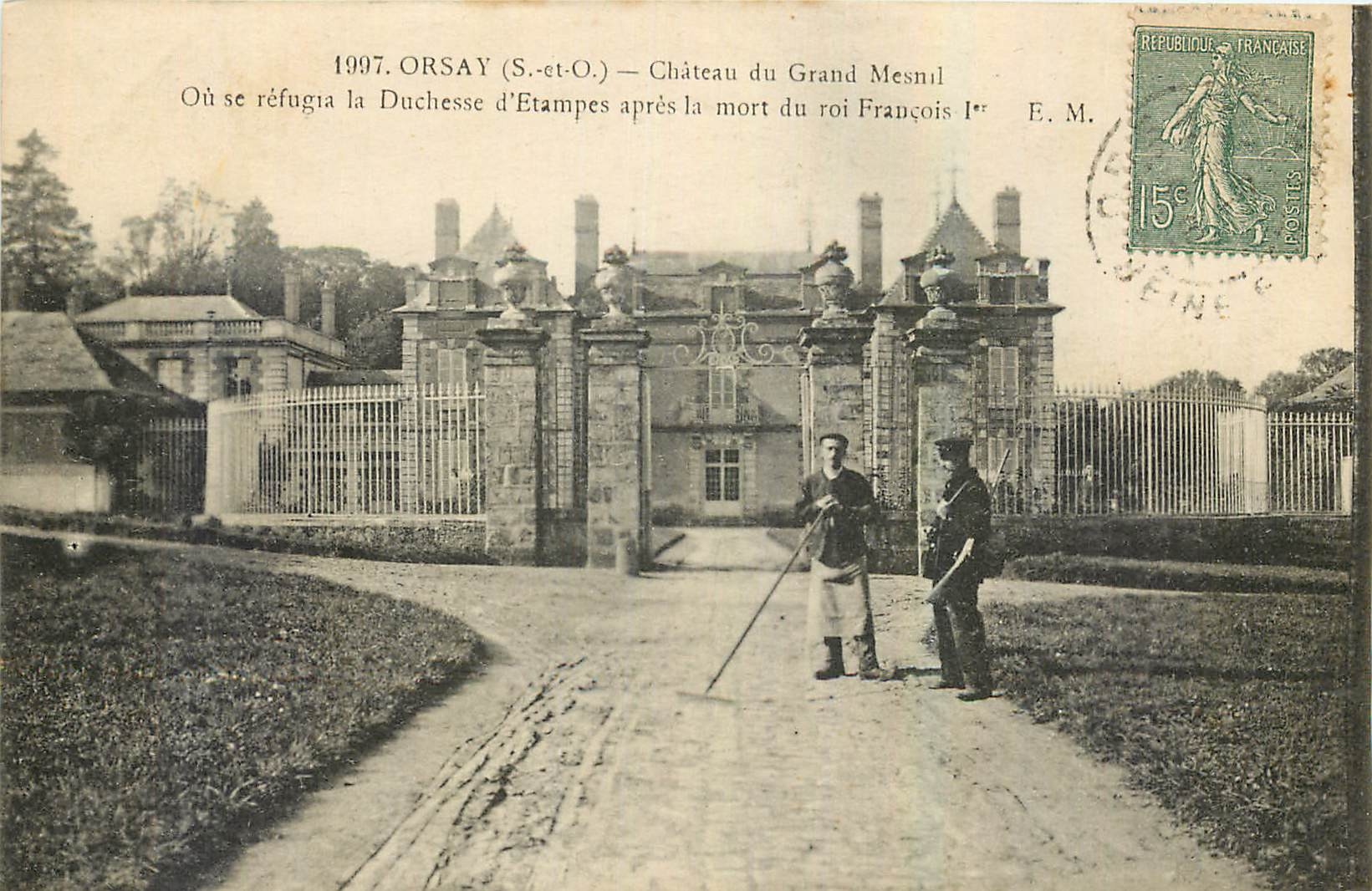 CPA Orsay S et O Chateau du Grand Mesnil 