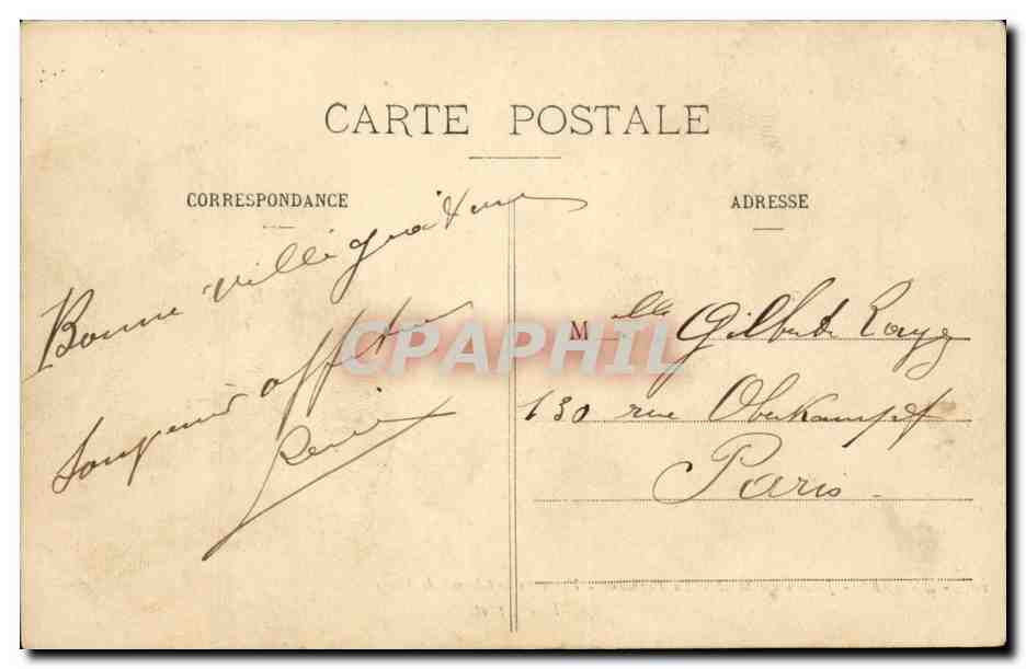 angers CPA Le jardin du Mail La fontaine Vue sur le champ de MArs — Rückseite
