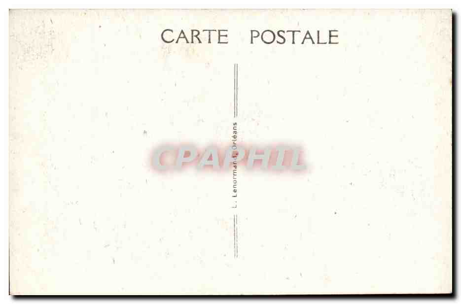 Orléans — Fêtes de Jeanne d'Arc 7 & 8 Mai — éditée par L. Lenormand, Orléans — Verso