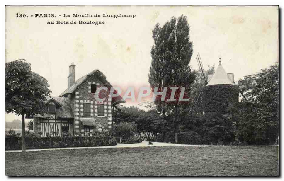 Paris CPA Le Moulin de Longchamp au bois de Boulogne