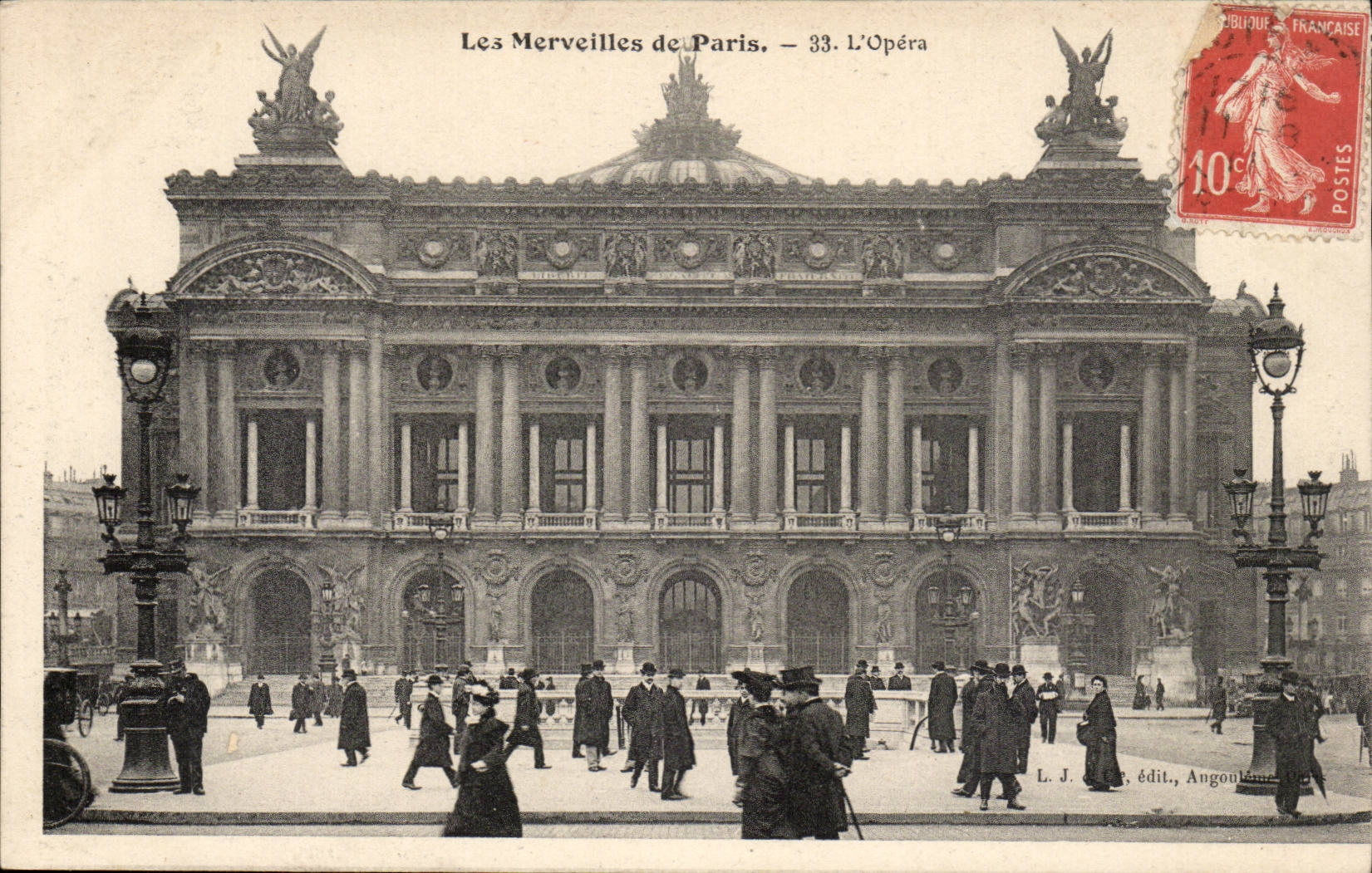 Paris CPA Les merveilles de Paris L'opera