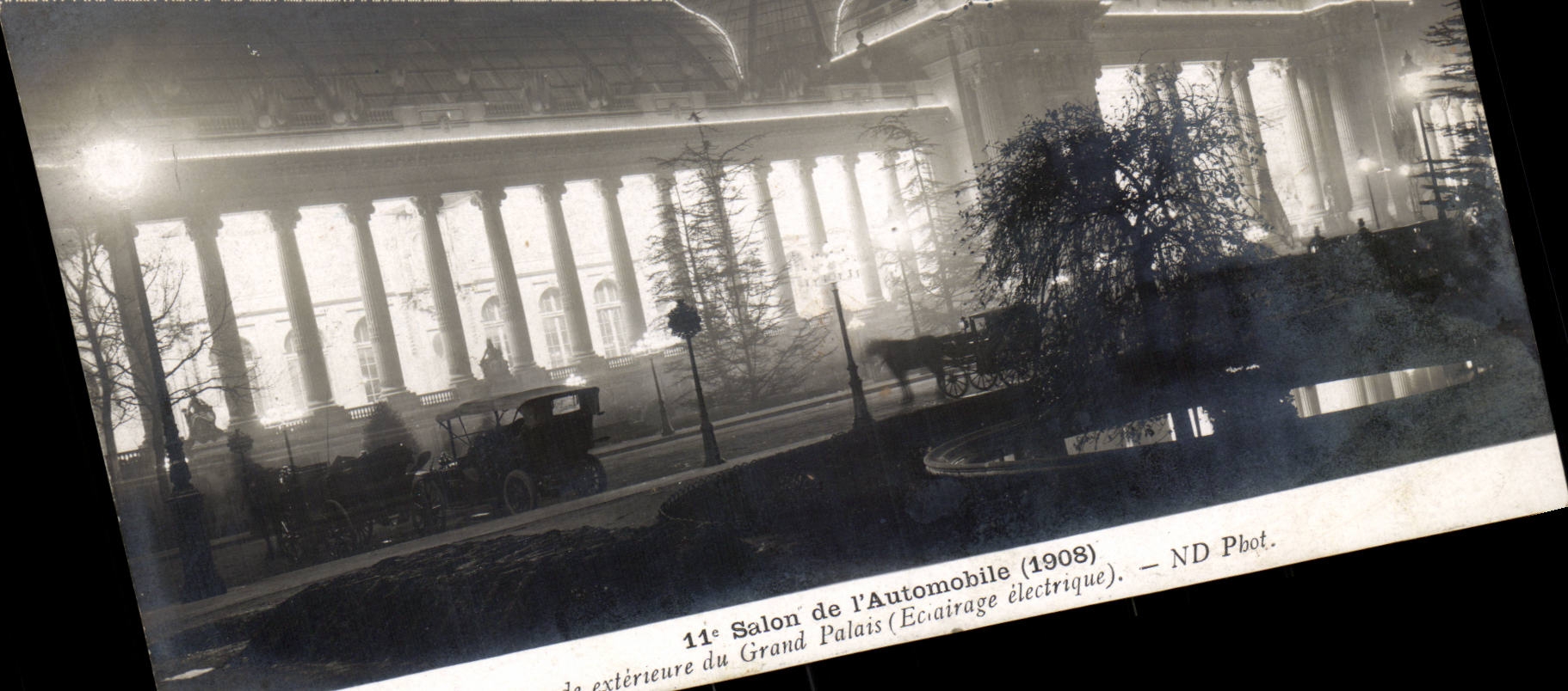 Paris CPA 11eme salon de l'automobile 1908 Grand Palais