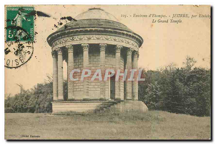CPA Environs d'Etampes Jeurre Le Grand Temple 