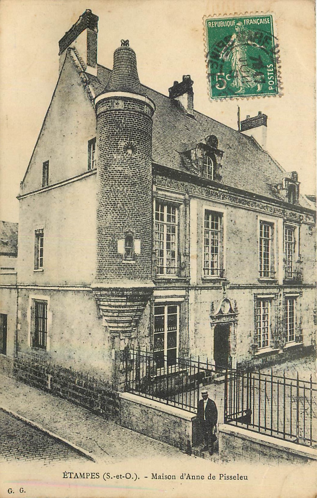CPA Etampes S et O Maison d'Anne de Pisseleu 