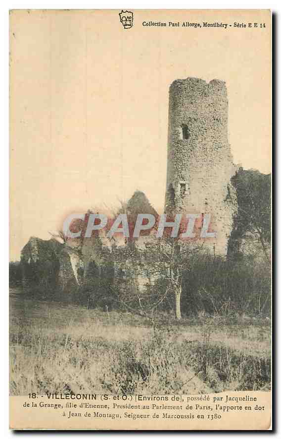CPA Villenconin S et O Environs de par Jacqueline de la Grange 