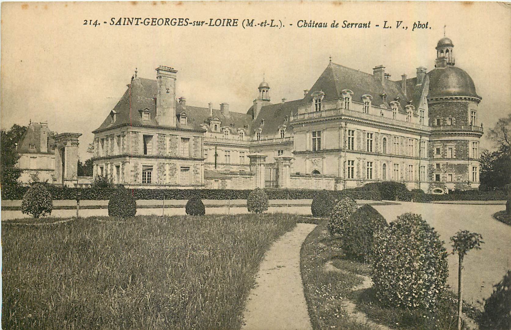 CPA Saint Georges sur Loire M et L Chateau de Serrant 