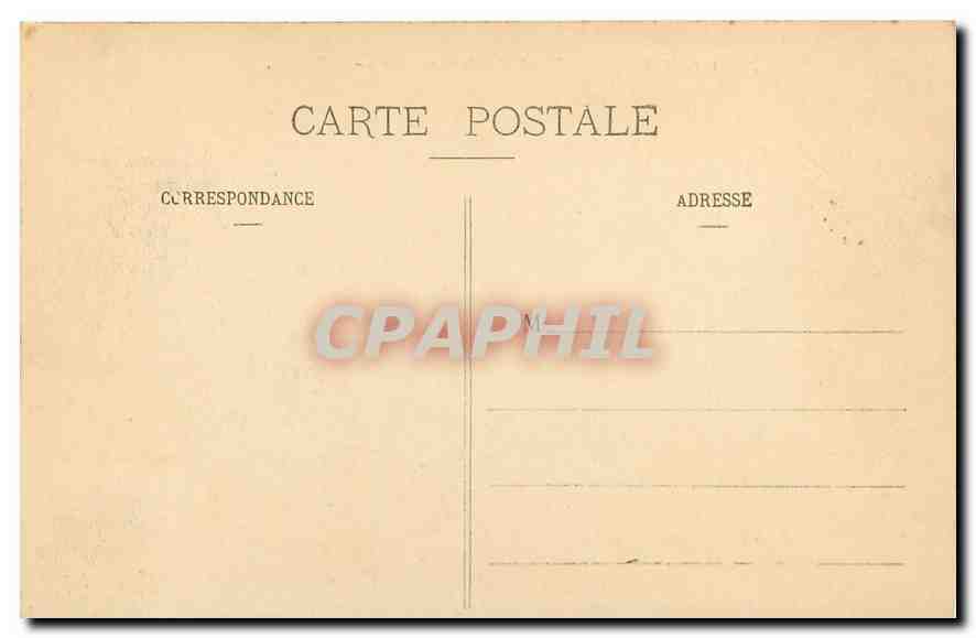 CPA Chanzeaux M et L Le Chateau  — Back