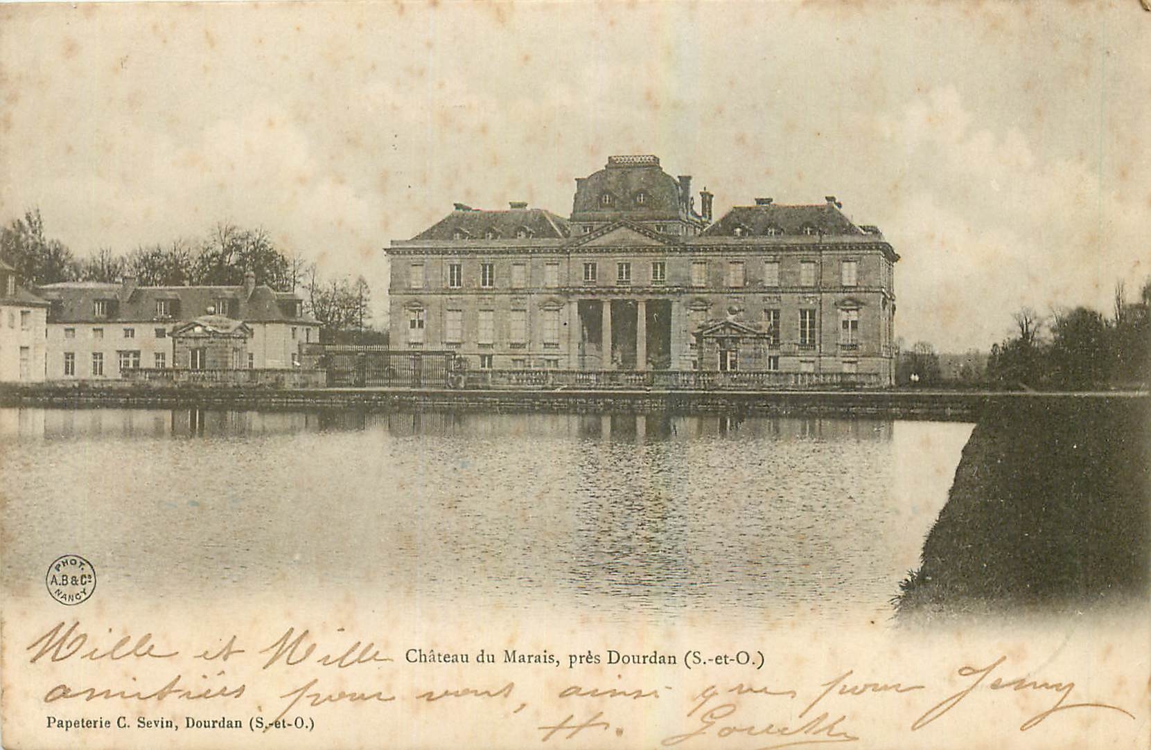 CPA Chateau de Marais pres Dourdan S et O 