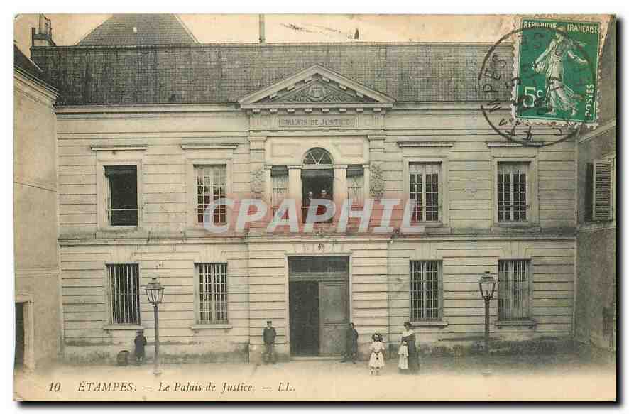 CPA Etampes Le Palais de Justice 