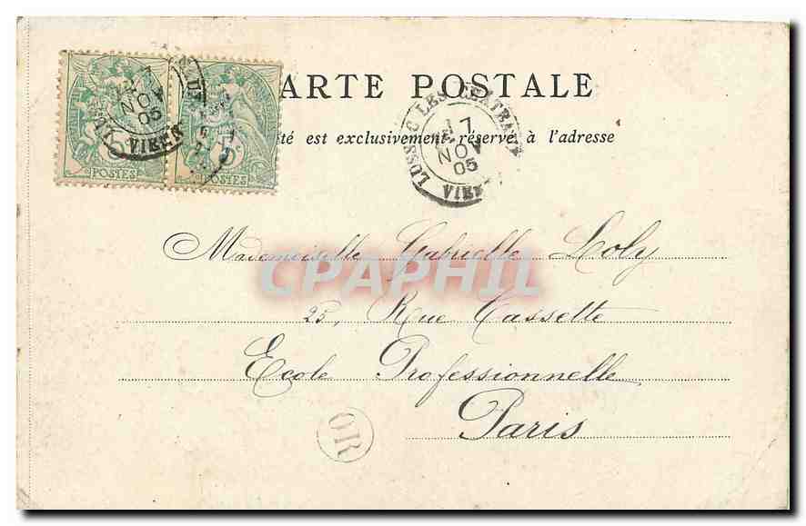 CPA Opera Edite par le Bon Marche Paris  — Rückseite