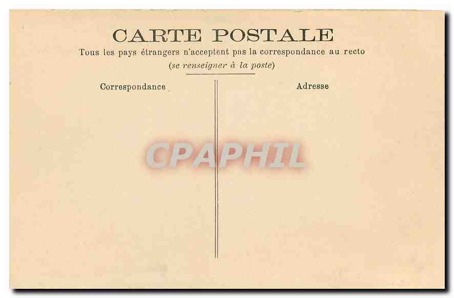 CPA Bourges Hotel Lallemant La tourelle  — Rückseite
