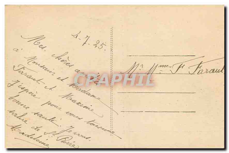 St-Pierre de Chartreuse — Hameau de St-Hugues et le Grand Som — Baffert Grenoble — Verso