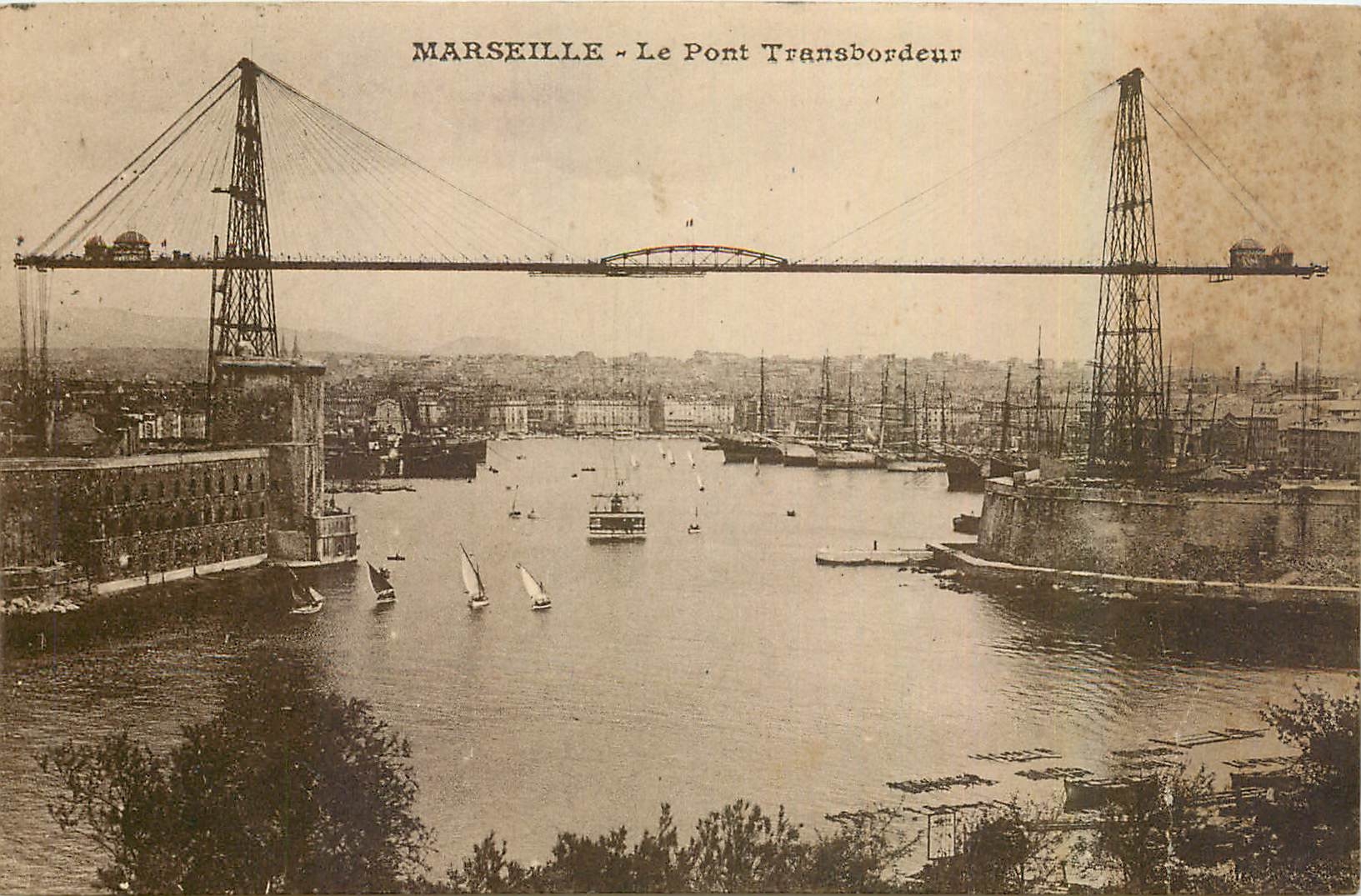CPA Marseille Le Pont Transbordeur 
