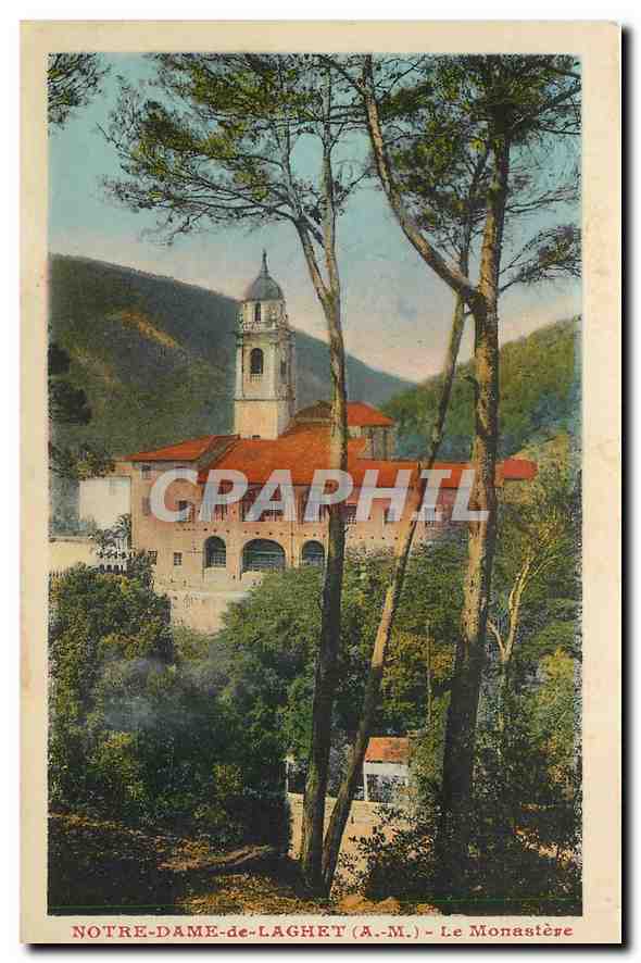 CPA Notre Dame de Laghet A M Le Monastere 