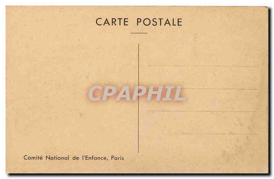 CPA Le Nain Portrait d'Enfant  — Verso