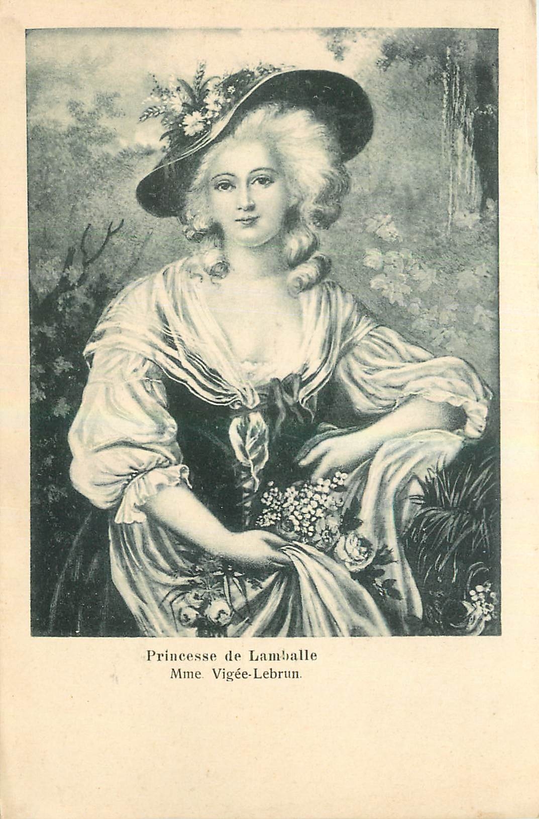 CPA Princesse de Lamballe Mme Vigee Lebrun 