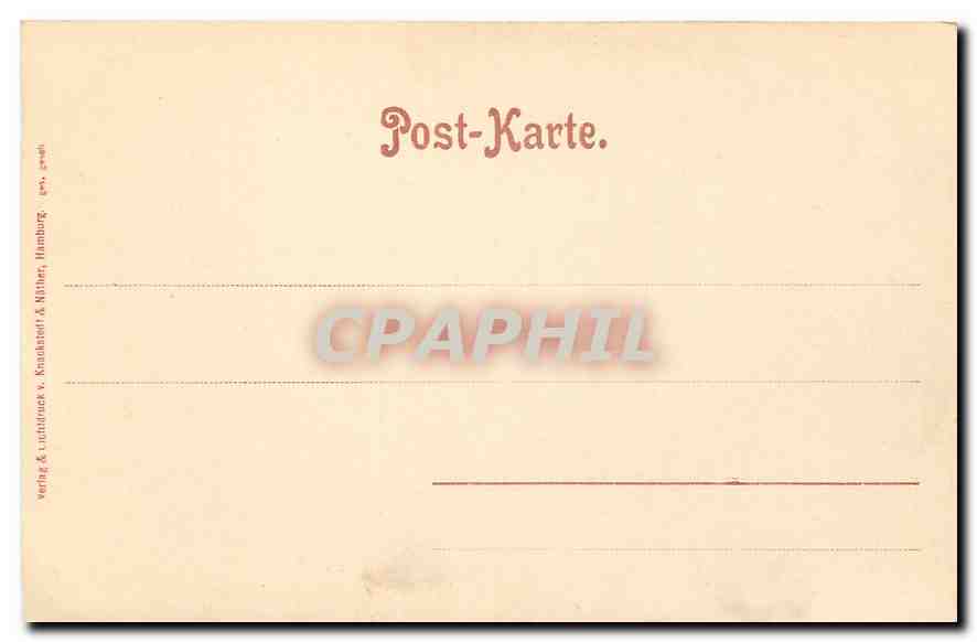 CPA K G Klingstedt  — Rückseite