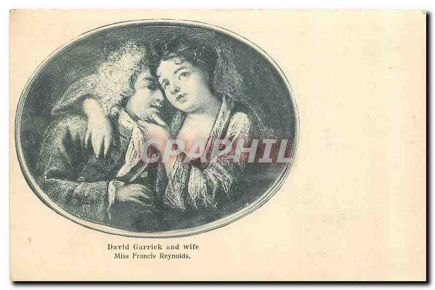 CPA David Garrick and wife Misss Francis Reynolds 