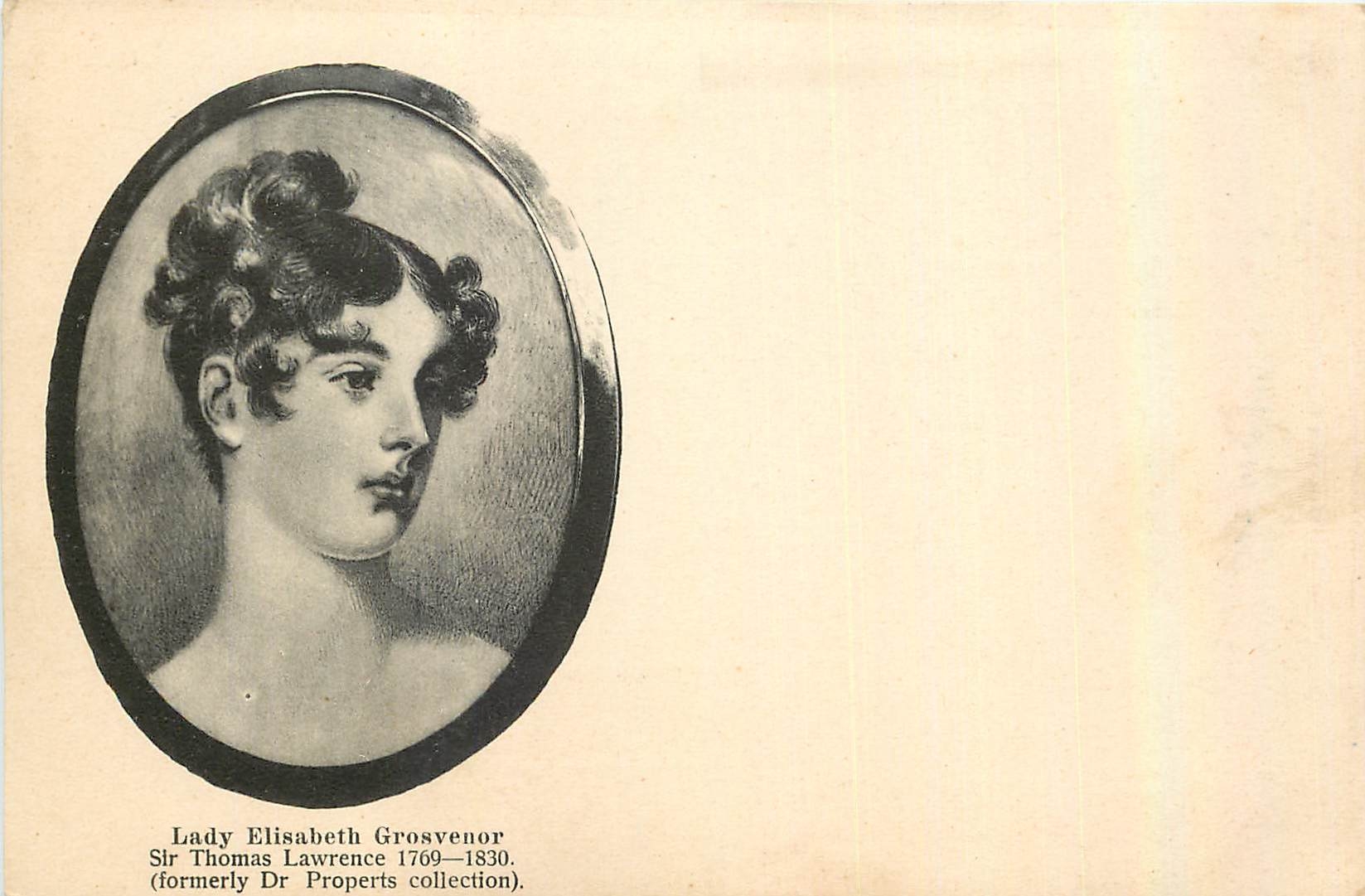 CPA Lady Elisabeth Grosvenor Str Thomas Lawrence 