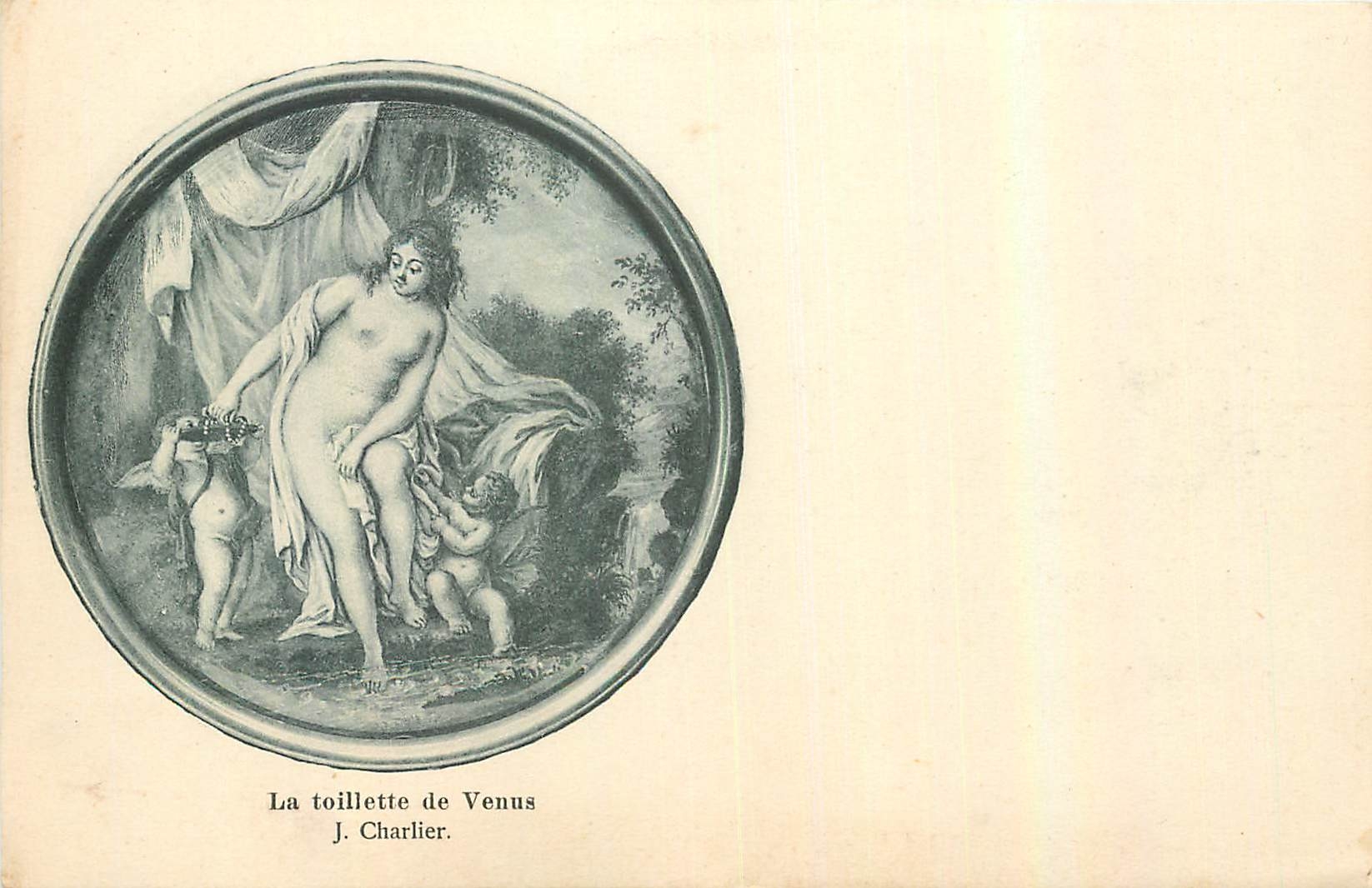 CPA La Toillette de Venus J Charlier 