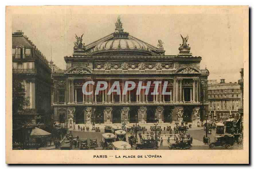 CPA Paris La Place de l'opera 
