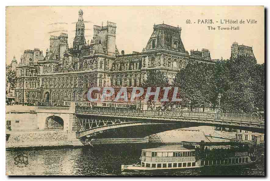 CPA Paris l'Hotel de Ville 