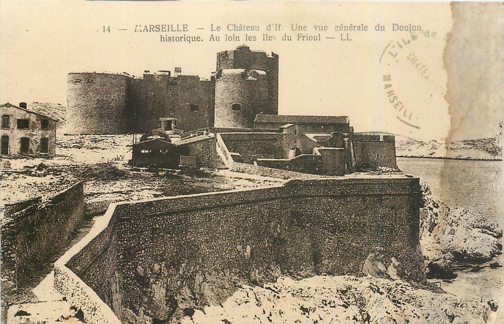 CPA Marseille Le Chateau d'If Une vue generale du Donjon historique 