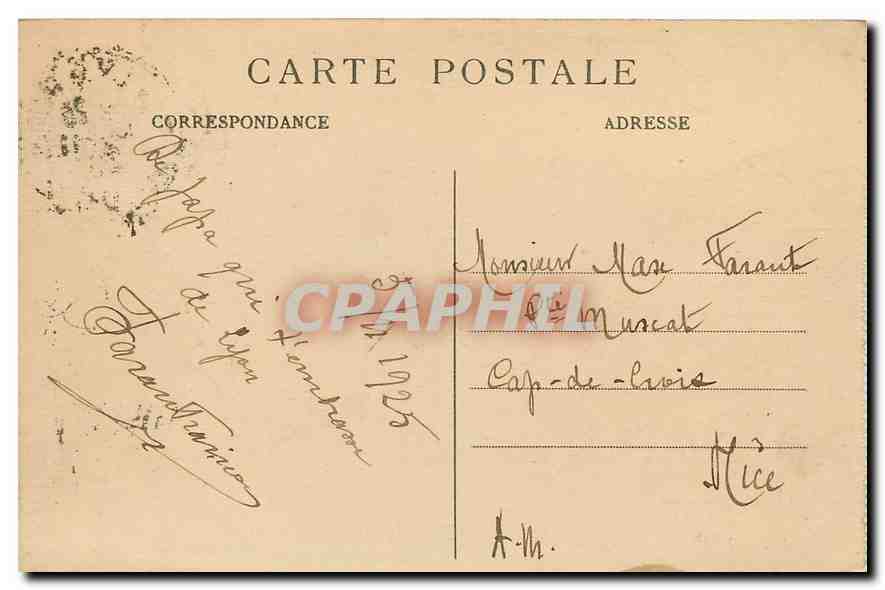 CPA Lyon Vue generale sur Vaise et le Mont d'Or  — Verso