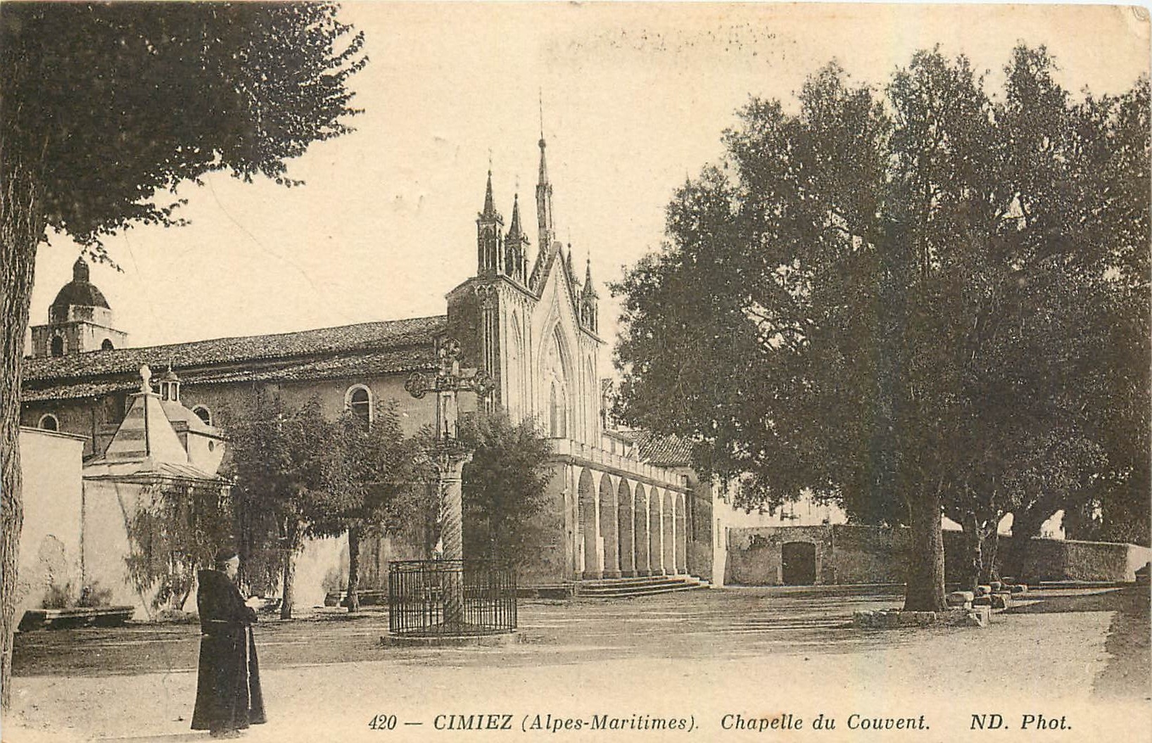 CPA Cimiez Alpes Maritimes Chapelle du Couvent 