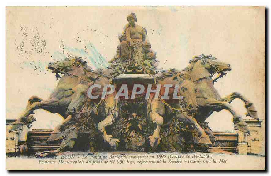 CPA Lyon La Fontaine Bartholdi 