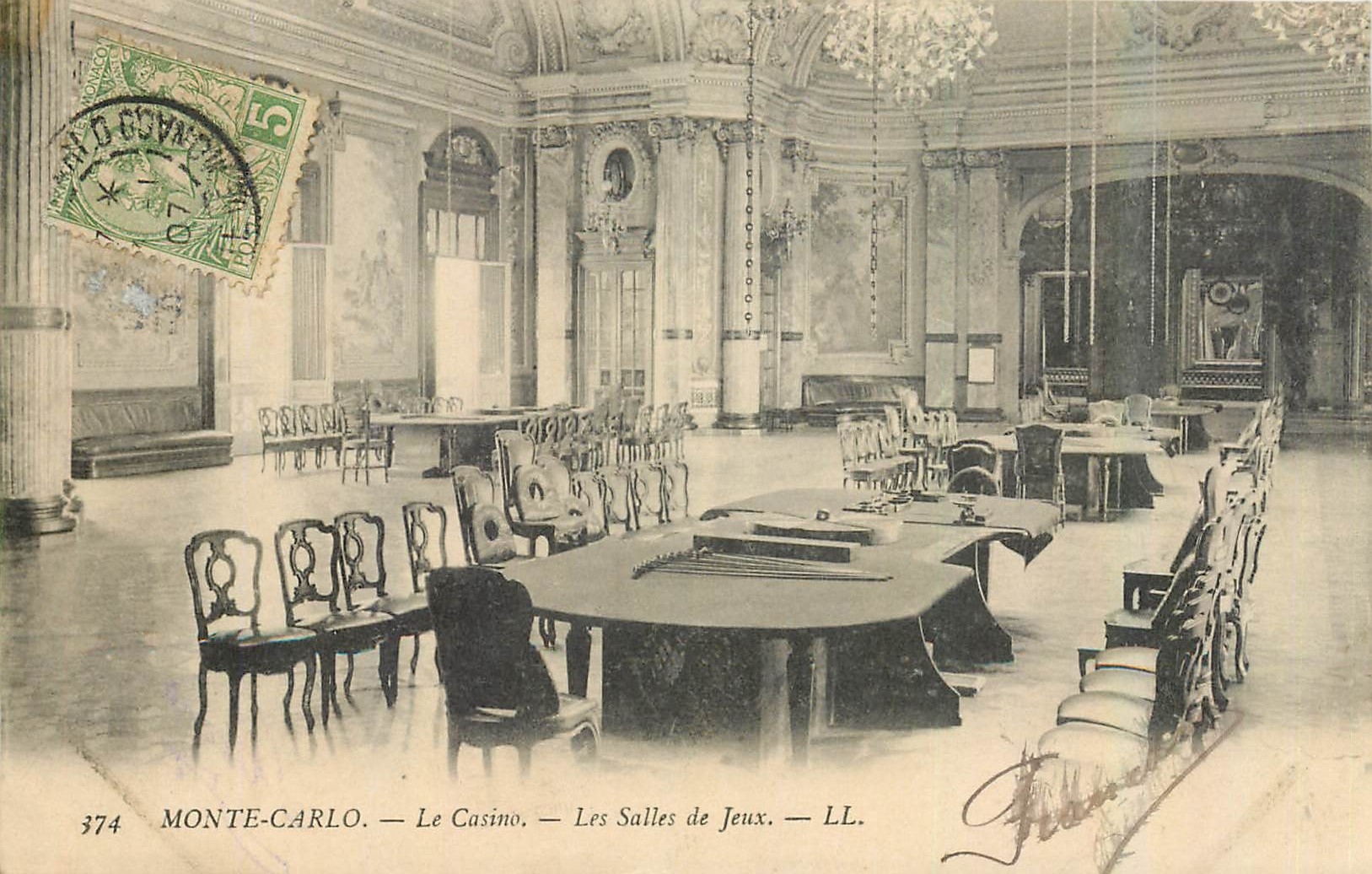 Monte-Carlo — Le Casino — Les Salles de Jeux — LL. — n° 374