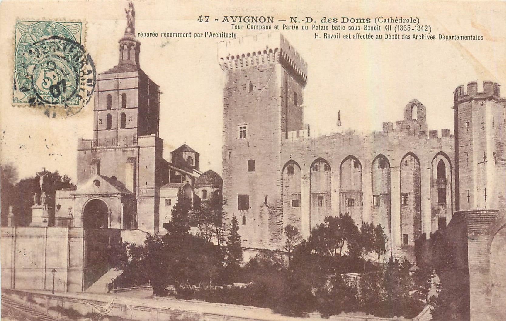 CPA Avignon N D des Doms Cathedrale 