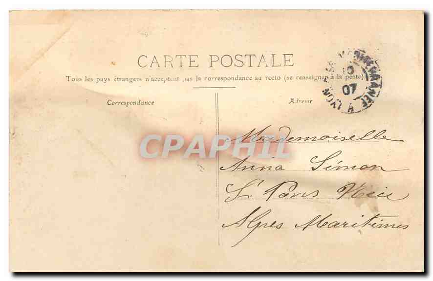 CPA Avignon N D des Doms Cathedrale  — Verso