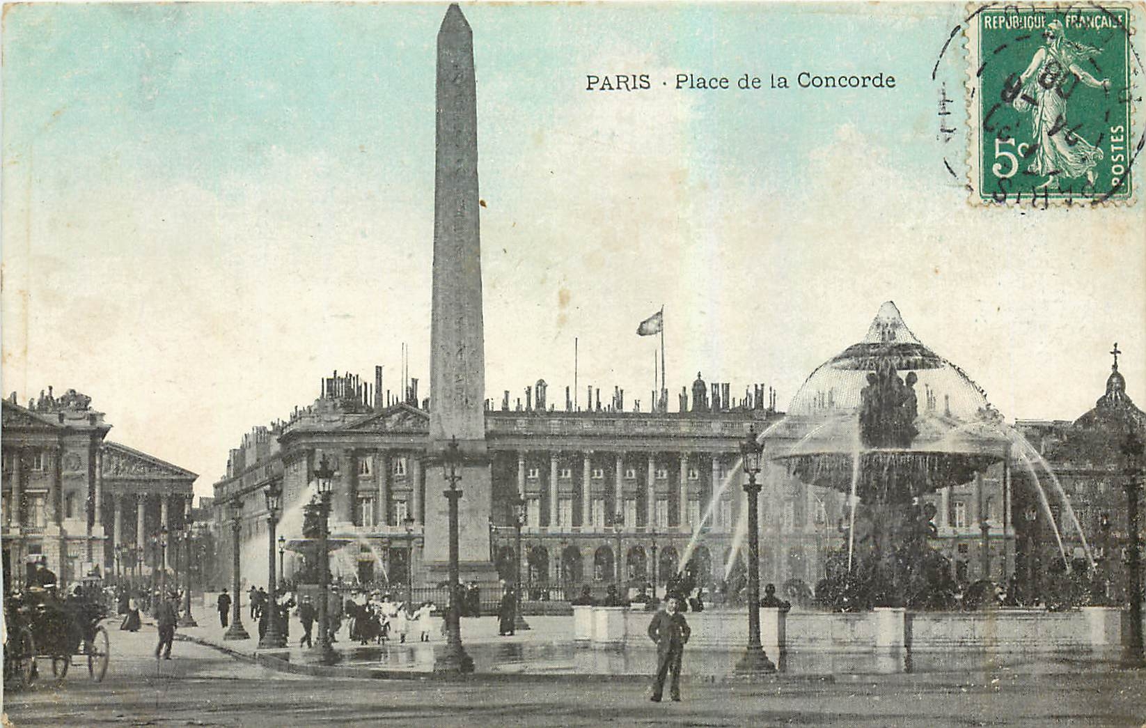 CPA Paris Place de la Concorde 