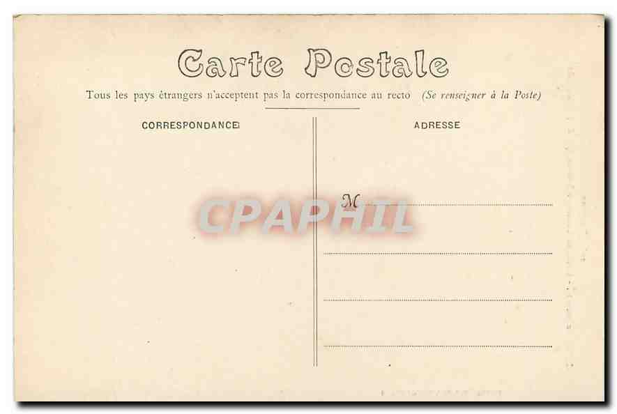 CPA Rennes Eglise Tourissaints Curleuse Chaire en bois  — Rückseite