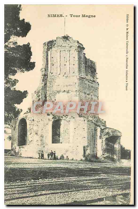 CPA Nimes Tour Magne 