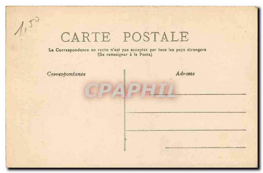 CPA Foret de senart Le Pyramide de Brunoy Route de Paris a Melun  — Rückseite
