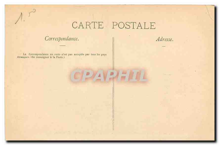 CPA Foret de Senart S et O Mare et Carrefour du Capitaine  — Back