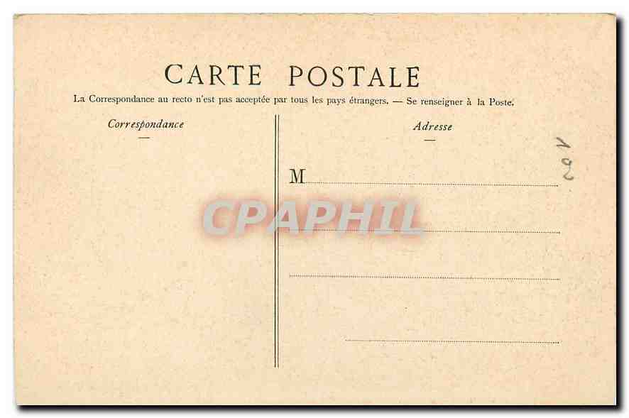 CPA Foret de Senart l'Allee du Carrefour de Montgeron  — Back