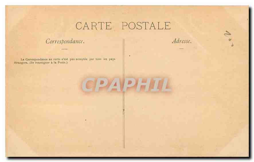 CPA Foret de Senart S et O Carrefour Madame et Route Neuve  — Back